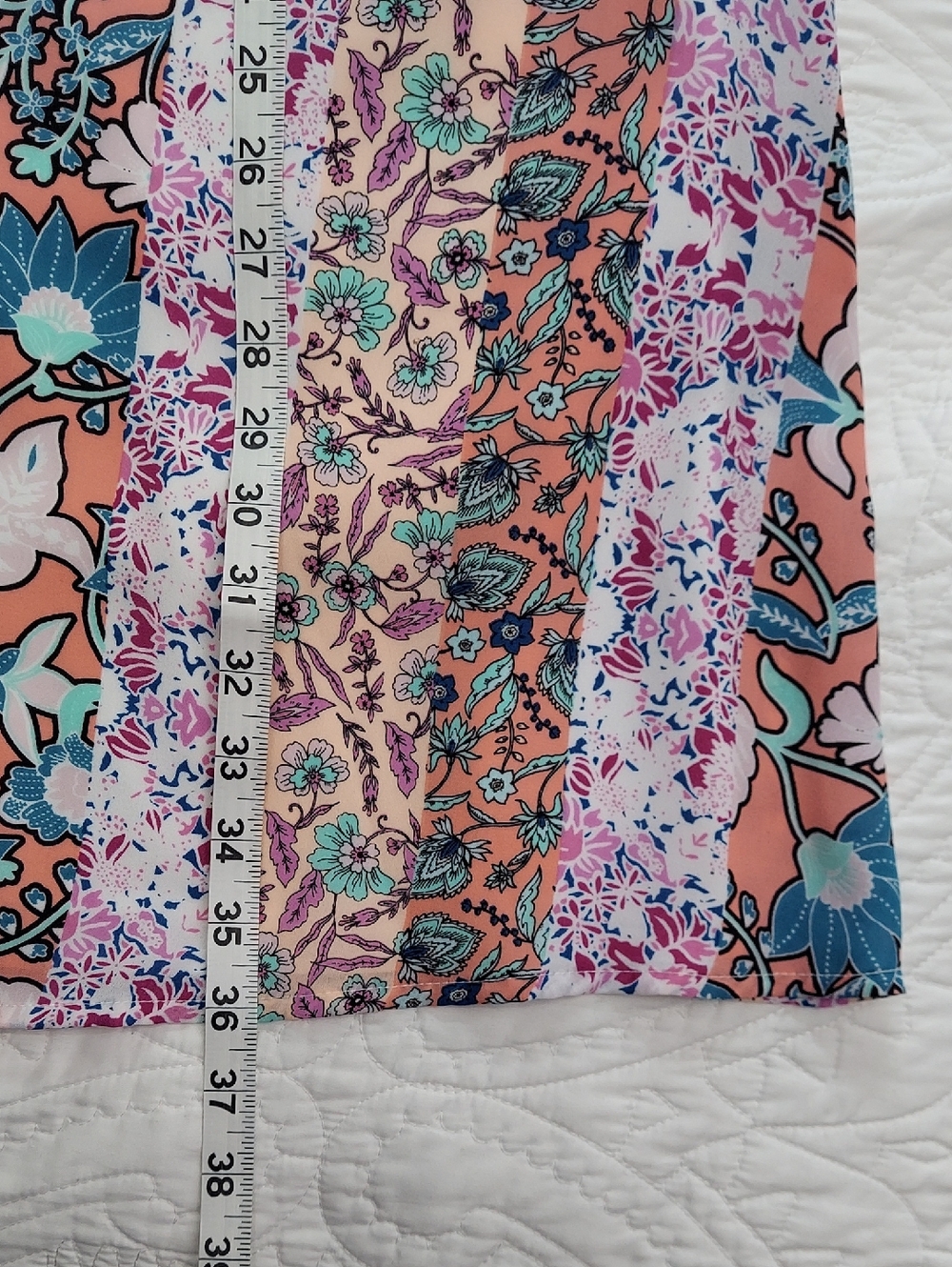 Decree Sleeveless Boho Halter Lined Summer Cottagecore Midi Dress, Size Large - Picture 8 of 8